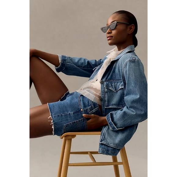 Vintage Levi's 501 Button Fly Cutoff Denim Shorts 26 & 29 - Picture 4 of 13